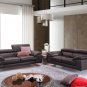 A973 Premium Leather Sofa and Loveseat in Coffee