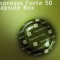 Nespresso Espresso Forte Pro Coffee 50 Commercial Capsule Box Fresh