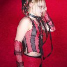 Industrial Angel --- Deconstructed Fishnet Top w/detachable demi sleeves    TT9-3120