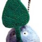 RARE 1 left - Chain Strap Holder - Mascot Plush Doll - Chu Blue Totoro with Leaf Ghibli no product