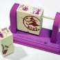 RARE 3 Rubber Stamps Set Made JAPAN Swing 2x2cm Jiji Lily Kiki's Delivery Service Ghibli no product