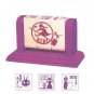 RARE 3 Rubber Stamps Set Made JAPAN Swing 2x2cm Jiji Lily Kiki's Delivery Service Ghibli no product