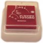 5 Rubber Stamps & Red Ink Pad Set - Made in JAPAN - Wooden Tray - Totoro - Ghibli