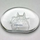 RARE 1 left - Paper Weight - Crystal - Noritake - Totoro & Mei - Ghibli no production