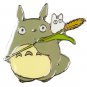 Pin Badge - Totoro & Sho Chibi White Totoro - Ghibli