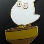 RARE 3 left - Pin Badge - Sho Chibi White Totoro on Top - Totoro - Ghibli no production