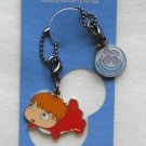 RARE 1 left - Ball Chain & Hook - 2 Charms - Ponyo & Jellyfish - Ghibli - 2008 - out of production