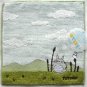 Mini Towel - 25x25cm - Embroidery - Totoro & Sho Totoro & Horsetail - Ghibli - 2009