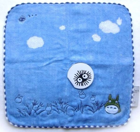 RARE 1 left - Mini Towel 25x25m - Embroidery Applique - Totoro Sun Arrow Ghibli no production