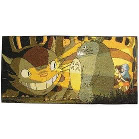 RARE Bath Towel 60x120cm Jacquard 5 Color Thread Made JAPAN Mei Satsuki Nekobus Catbus Totoro Ghibli