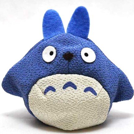 RARE 2 left - Beanbags Otedama Mascot Japanese Chirimen Chu Blue Totoro Sun Arrow 2010 no production