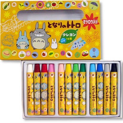 12 Aqueous Crayon - Beeswax - Totoro - Ghibli - 2010 - no production