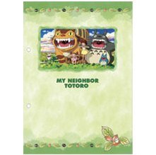 RARE 2 left- Mini Notebook A5 2 Hole for Binder Mei Satsuki Totoro Nekobus Catbus Ghibli no product