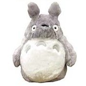 fluffy totoro plush