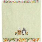 RARE - Hand Towel 34x36cm - Knitted Lace Applique Embroidery - Totoro Ghibli 2011 no production