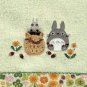 RARE - Hand Towel 34x36cm - Knitted Lace Applique Embroidery - Totoro Ghibli 2011 no production