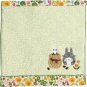 RARE - Mini Towel 25x25cm - Knitted Lace Applique Embroidery - Totoro Ghibli 2011 no production