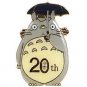 RARE 1 left - Pin Badge in Case - Totoro 20th Aniversary - Totoro Kurosuke 2008 no production