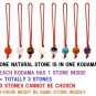 3 Natural Stone with Strap Holder & 3 Figure - Ceramics - Kodama - Mononoke - Ghibli 2012