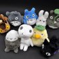 Beanbags / Otedama - H10cm - Fluffy - Sho Chibi Small White Totoro - Ghibli Sun Arrow 2012