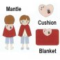 RARE - 3 Ways - Mantle & Blanket & Cushion - Jiji Kiki's Delivery Service Ghibli 2012 no production