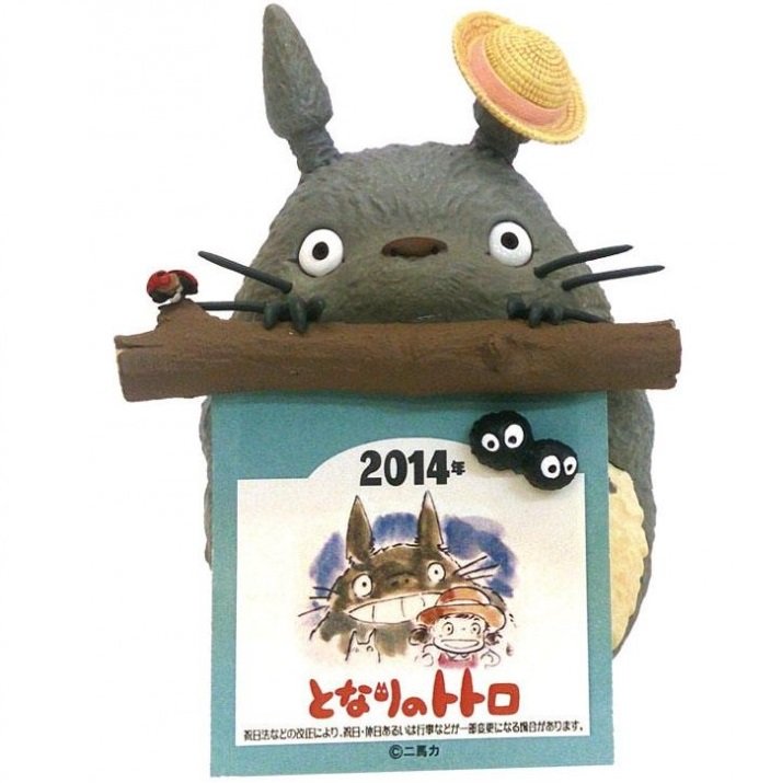 2014 Monthly Calendar - 2 Kurosuke Dust Bunnies Magnet - Memo Holder ...