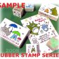RARE 1 left Rubber Stamp 3x3cm Made JAPAN Wood Acorn Kurosuke Dust Bunnies Totoro Ghibli no product