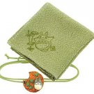 RARE 2 left - Wrapping Cloth Furoshiki 45x45cm Made JAPAN Ornament Green Totoro Ghibli no production