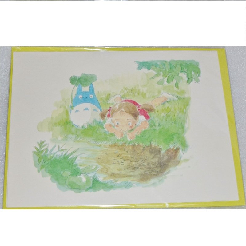 RARE 1 left - Greeting Card & Envelope - Hayao Miyazaki's Water Painting Mei Chu Totoro no product