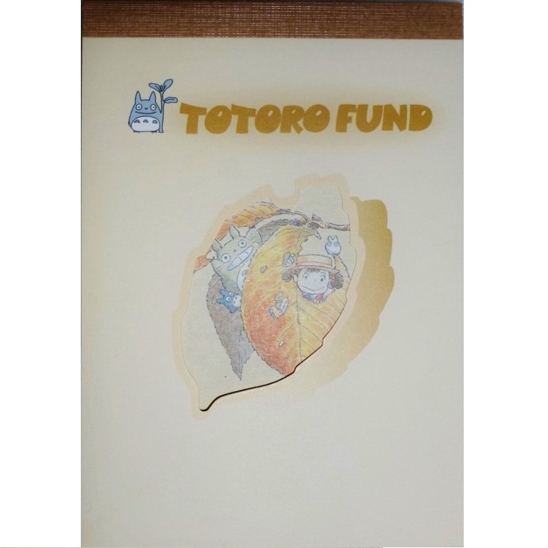 RARE 1 left - Notepad - Made in JAPAN - Totoro Fund - Totoro - Ghibli no product