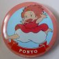 RARE 1 left - 2 Tin Badge - Made in JAPAN - Ponyo & Granmammelle - Ghibli 2009 no production