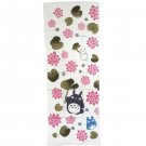 Towel Tenugui 33x90cm - Made in JAPAN - Handmade Japanese Dyed - Water Lily - Totoro Ghibli 2013