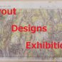 RARE 1 left- 2 Postcards Layout Designs Exhibition Kodama Tree Spirits Mononoke Ghibli no production