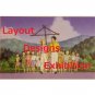 RAER 1 left - Postcard - Layout Designs Exhibition - Omoide Poroporo - Ghibli no production
