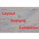 RARE 1 left - Postcard - Layout - Layout Designs Exhibition Baron Cat Returns Ghibli no production