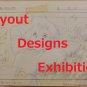 RARE 1 left - 2 Postcards - Layout Designs Exhibition Kiki's Delivery Service Ghibli no production