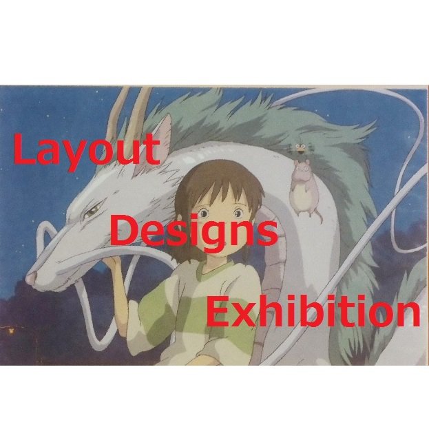 RARE 1 left Postcard Layout Designs Exhibition Chihiro Haku Dragon Spirited Away Ghibli no product