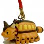 RARE - Strap Holder Head Tail Move Japanese Traditional Toy Nekobus Catbus Totoro 2013 no production
