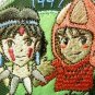 RARE 3 left - Patch Wappen - Embroidery - San & Ashitaka - Mononoke Ghibli no production