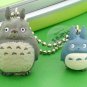 RARE 1 left - Chain Strap Holder - Mini Figure - Totoro & Chu Blue Cominica Ghibli no production