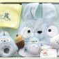 RARE - Baby Gift Set - 6 items - Bib Rattle Whistle Towel - Chu Blue Totoro Sun Arrow no product