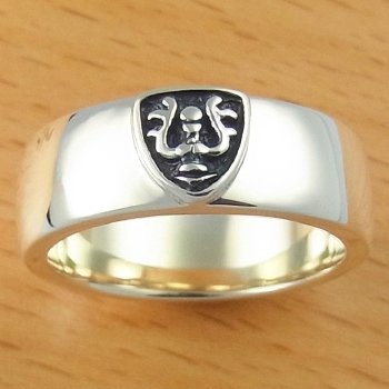 Ring #12 - Sterling Silver 925 - Laputa Crest - Original Ghibli Box - Made in JAPAN - Cominica