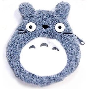 RARE - Coin Purse Pouch - Fluffy & Soft - Totoro - Ghibli - Sun Arrow 2014 no production