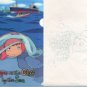 RARE 1 left - 3D Clear File (A4) 22x31cm - Made in JAPAN - Ponyo Ghibli 2008 no production