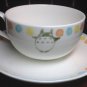 RARE 1 left - Cup & Saucer 325cc - Noritake Mugiwara Boushi Straw Hat Cafe - Totoro Ghibli Museum