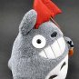 RARE - Fluffy Plush Doll (M) - H22cm - Smile - Umbrella - Totoro Ghibli Sun Arrow 2014 no production