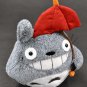 RARE - Fluffy Plush Doll (S) - H16cm - Smile - Umbrella - Totoro Ghibli Sun Arrow 2014 no production