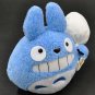 RARE - Fluffy Plush Doll - H14cm - Smile Bag - Chu Blue Totoro Ghibli Sun Arrow 2014 no production