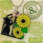 RARE Strap Holder Sunflower August 12 Month Charm Jiji Kiki's Delivery Service Ghibli 2014 noproduct