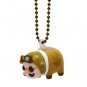 RARE - Chain Strap Holder - Soft Vinyl Mascot - Pig - Porco Rosso - Ghibli - 2014 no production